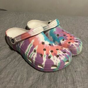 Crocs Multicolor Tie-Dye Clogs